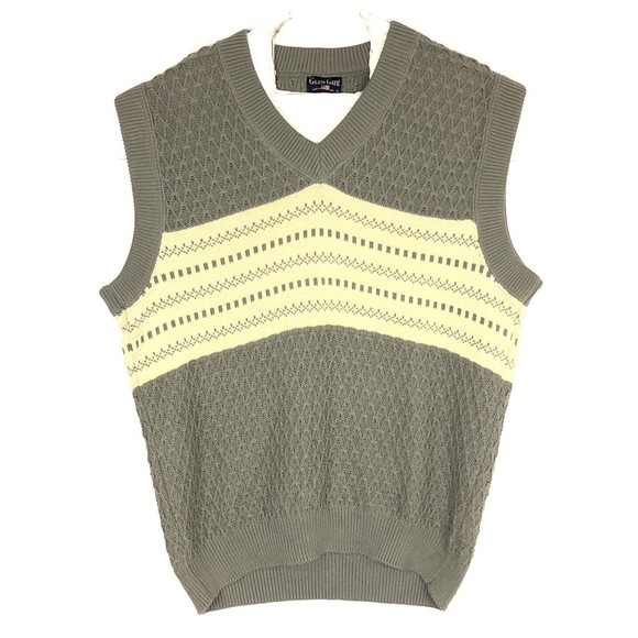 Vintage Glen Gate Mens Sweater Vest Size Large Made In The USA - Picture 1 of 7